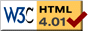 Valid HTML 4.01!